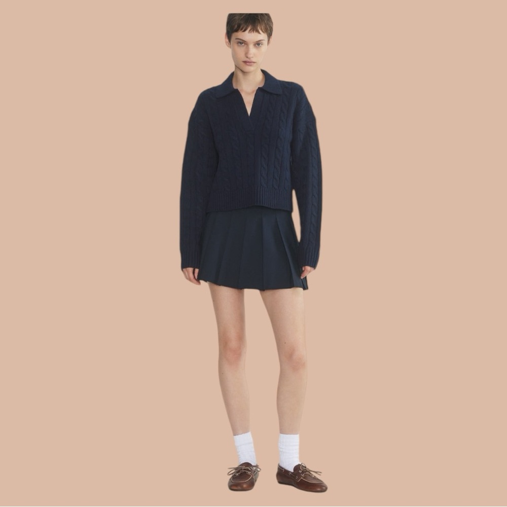 Sunday Best Lottie Sweater Size S Blue - Picture 3 of 9